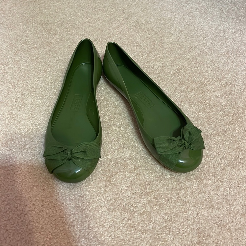 J.Crew rubber ballet flats